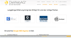 Desktop Screenshot of diewebag.de